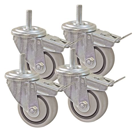 wheels allow you to smoothly maneuver equipment around your workspace with ease. . Casters at lowes